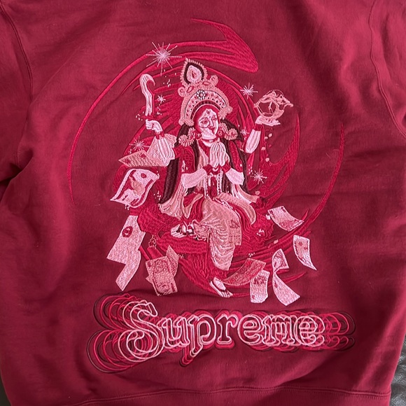 トップス Supreme Lakshmi Zip Up Hooded Sweatshirt Supreme Lakshmi Zip Up Hooded Sweatshirt Black Men's - FW22 - US